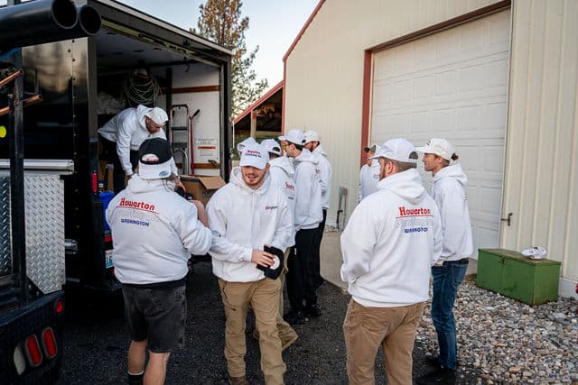 Howerton Plumbing Team at Work